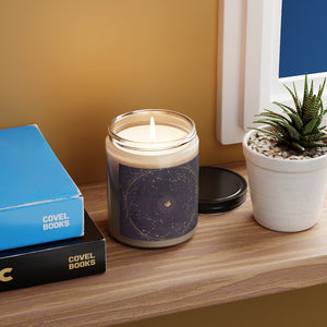 Purple Astrology Vegan Soy Coconut Wax Scented Candle, 9oz